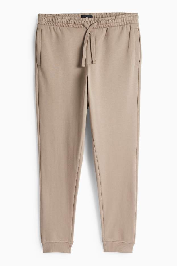 Men - Joggers - taupe