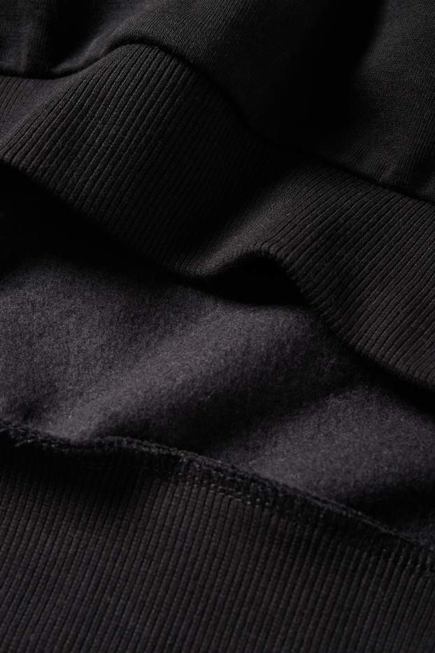 Bărbați - Hanorac supradimensionat - Nirvana - negru