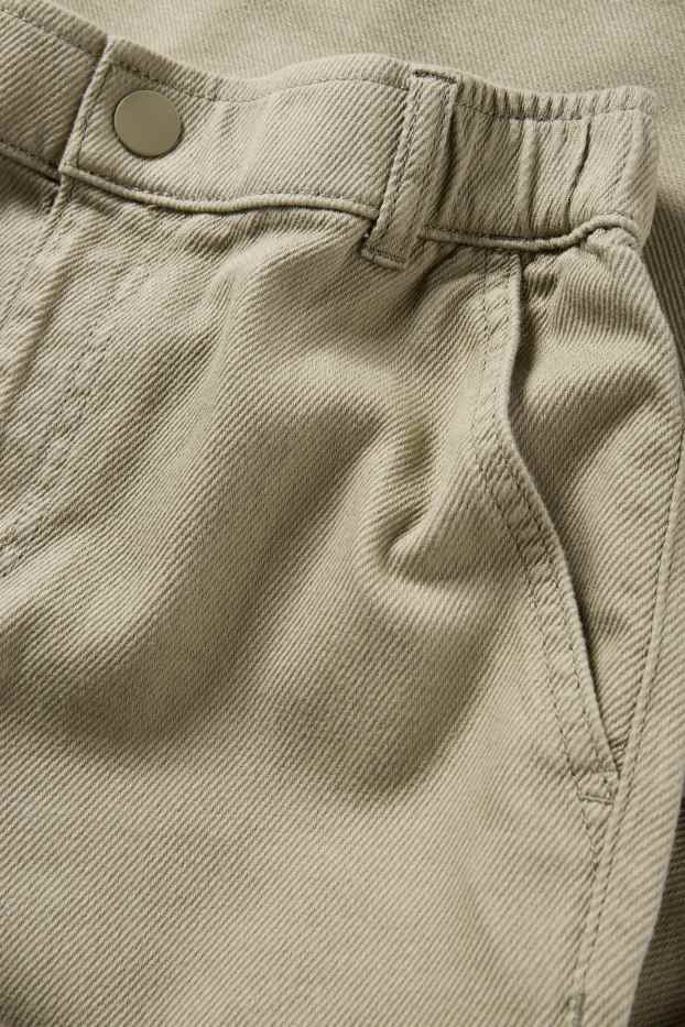 Děti - chlapci - Kalhoty - khaki