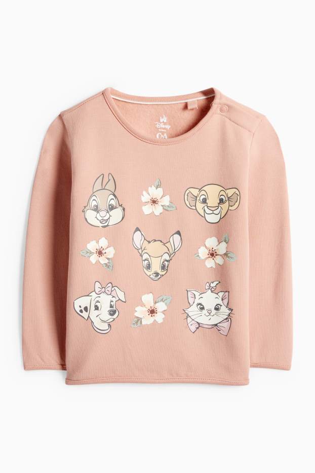 Bébés filles - Disney - sweat bébé - saumon