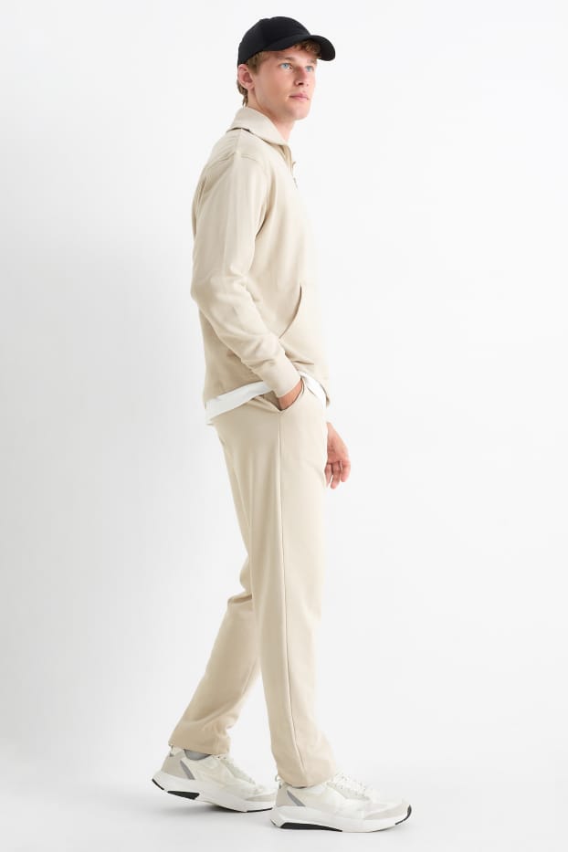 Men - Joggers - light beige