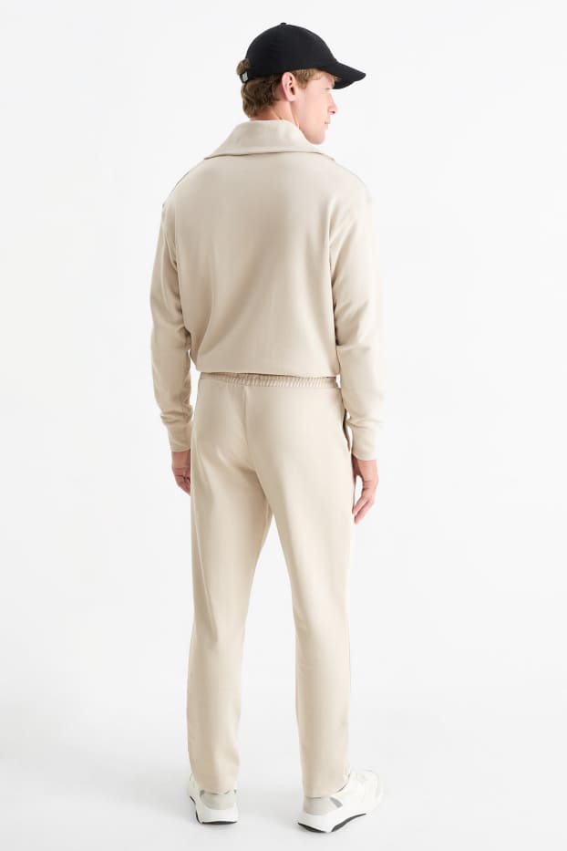 Men - Joggers - light beige