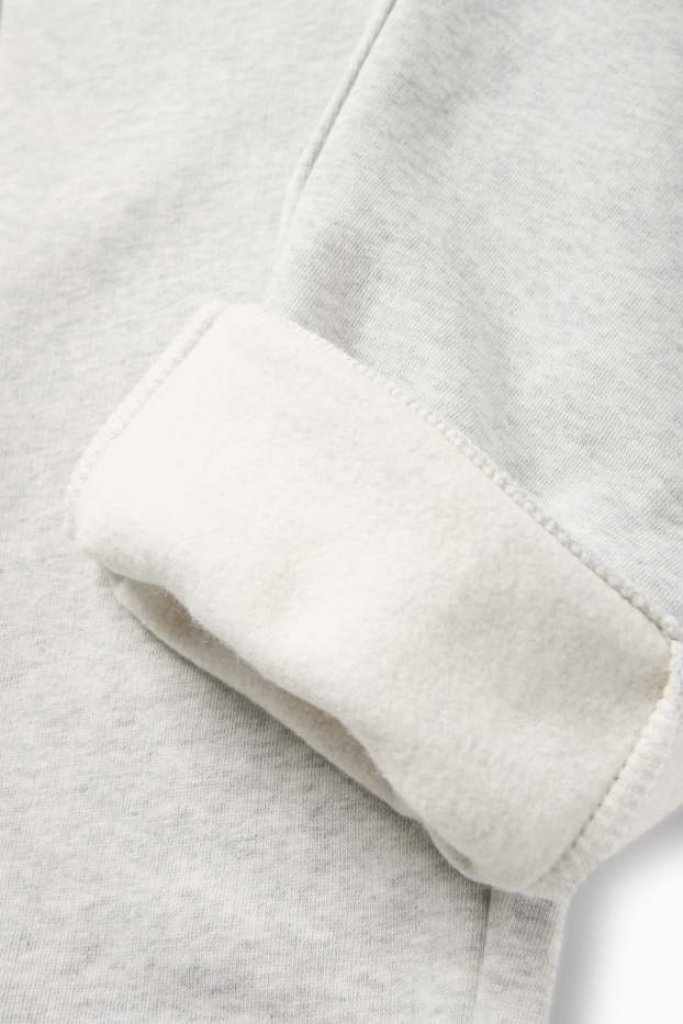 Hommes - Pantalon de jogging - gris clair chiné