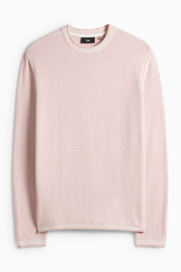 Pánské - Svetr - růžová