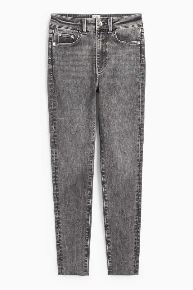Donna - Skinny jeans - vita alta - LYCRA® ADAPTIV Fiber - jeans grigio