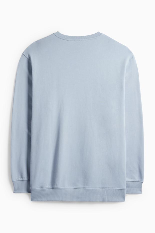 Heren - Sweatshirt - lichtblauw