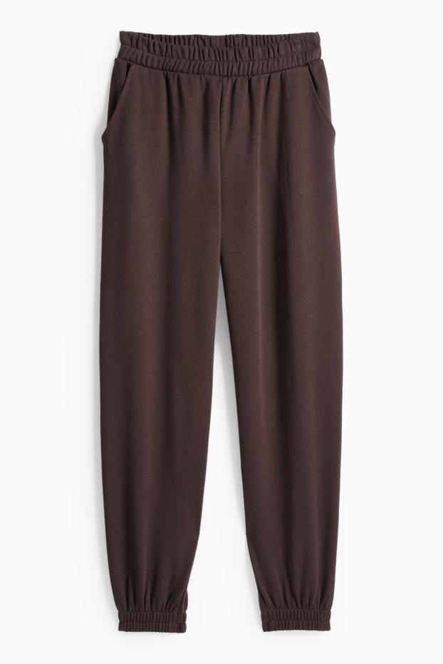 Women - Joggers - dark brown