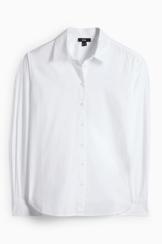 Damen - Bluse - weiß