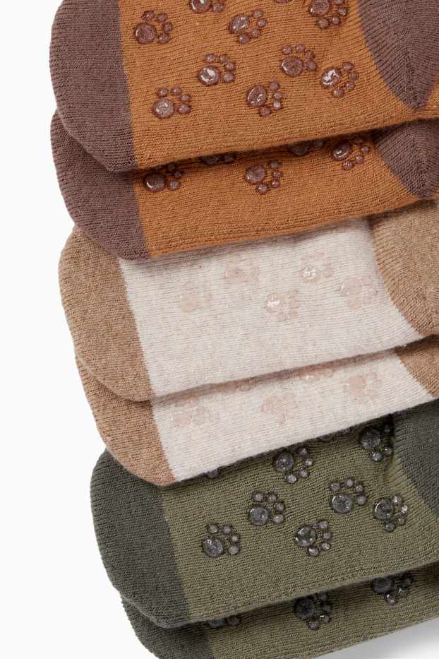 Miminka - chlapci - Ponožky pro miminka - khaki