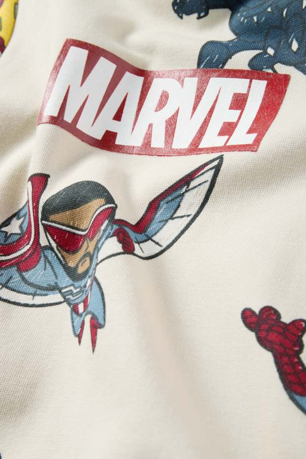 Děti - chlapci - Marvel - Mikina - světle béžová