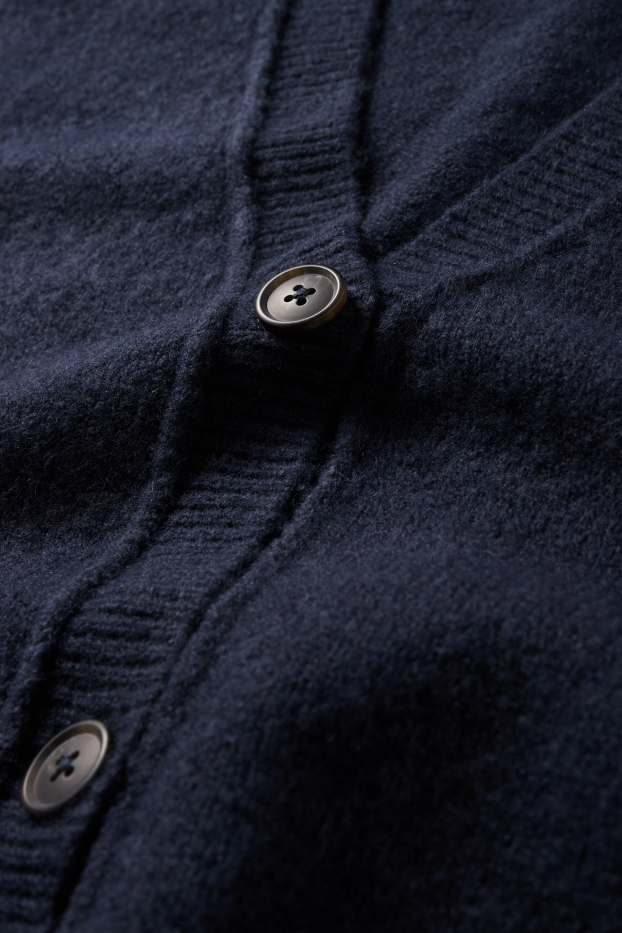Damen - Strickjacke - dunkelblau