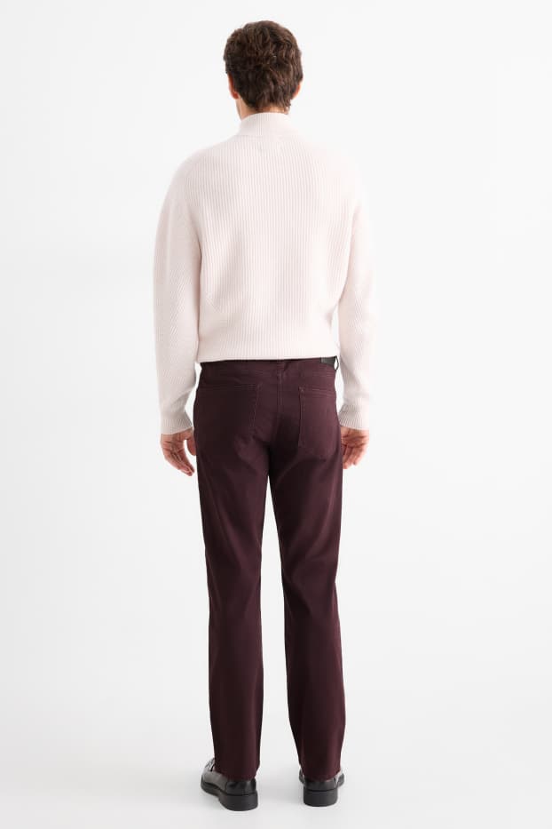 Hommes - Pantalon - regular fit - violet