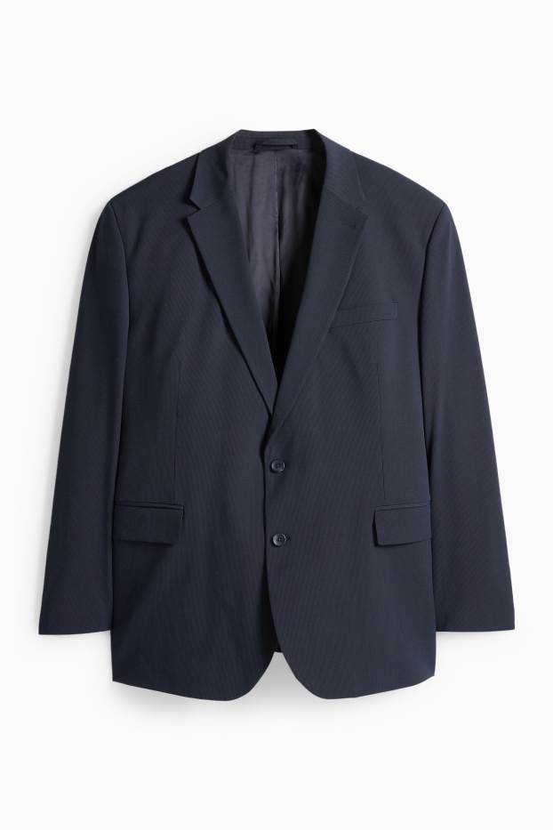 Pánské - Oblekové sako - regular fit - Flex - LYCRA® - tmavomodrá