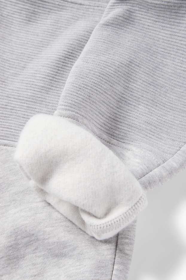 Enfants garçons - New York - ensemble - sweat zippé à capuche et pantalon de jogging - gris clair