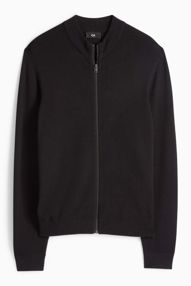 Men - Cardigan - black