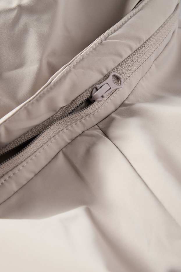 Donna - Giacca con cappuccio - foderata - idrorepellente - beige chiaro