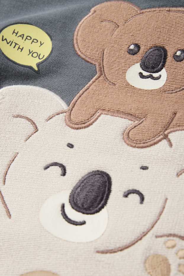 Nadó nen - Coala - dessuadora per a nadó - gris fosc