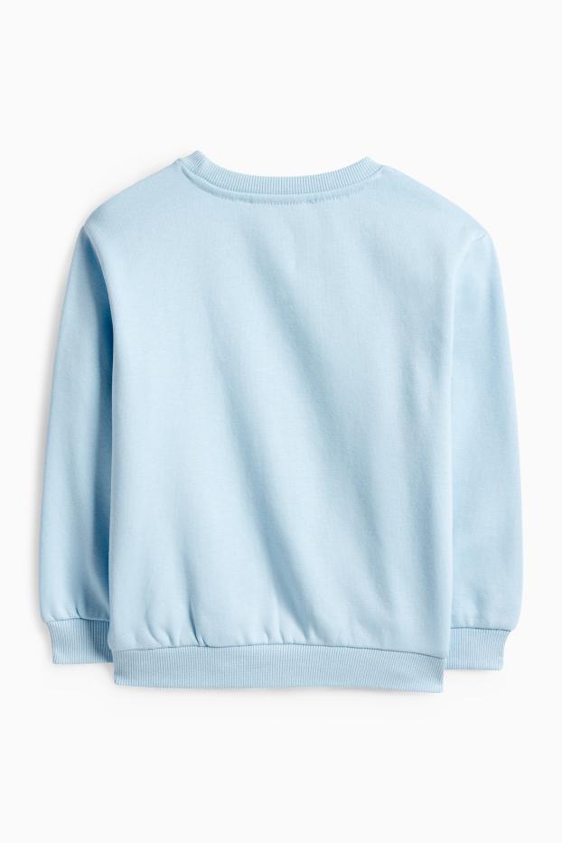 Děti - dívky - Kočička - mikina - světle modrá