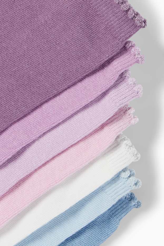 Kinderen: meisjes - Sneakersokken - blauw