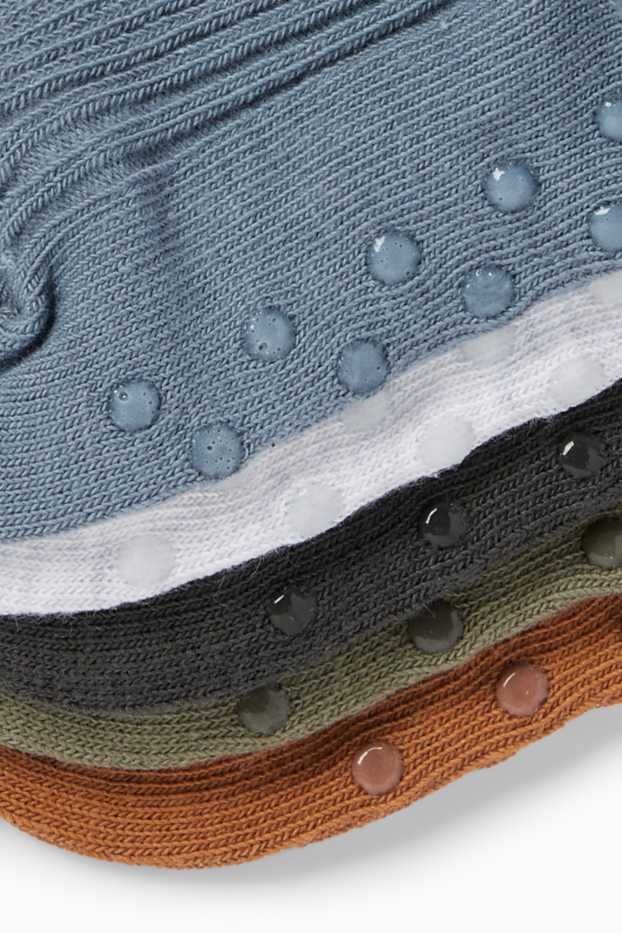 Baby: jongens - Baby sokken - blauw / grijs