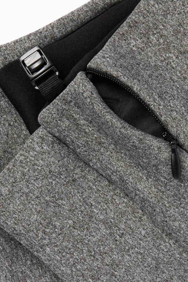 Hommes - Gants à fonction tactile - gris chiné