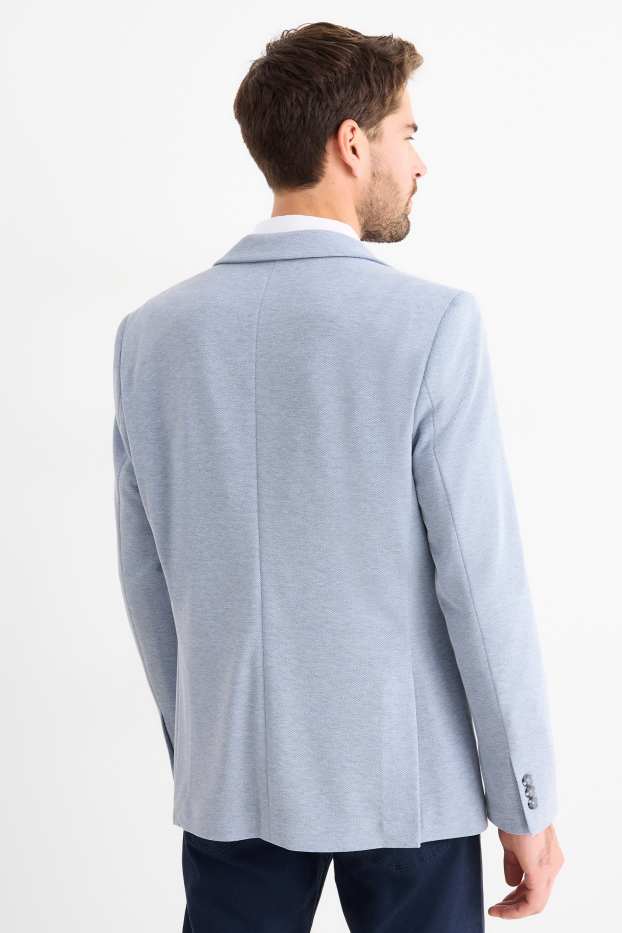 Pánské - Sako - slim fit - Flex - světle modrá