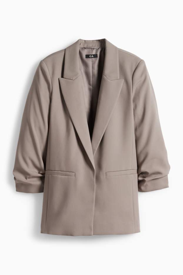 Dámské - Business blejzr - regular fit - taupe