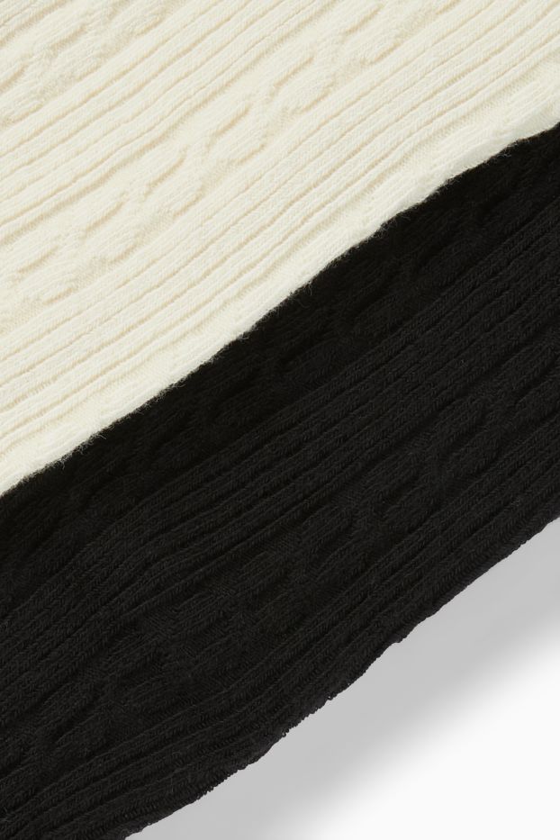 Enfants filles - Collants - noir / blanc