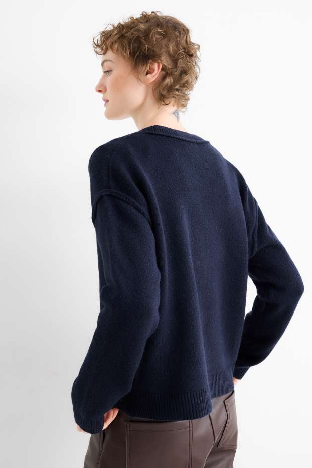 Women - Cardigan - dark blue