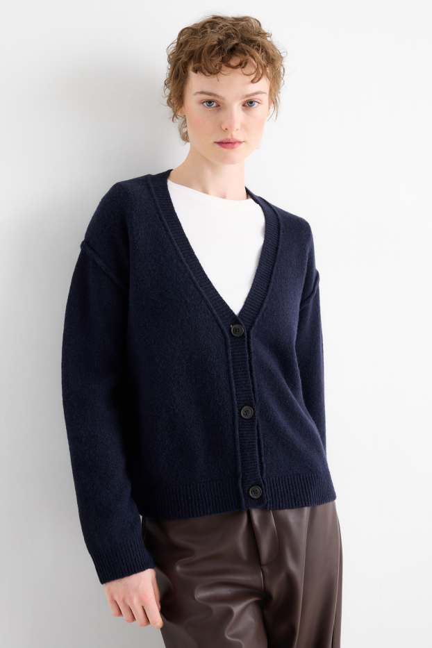 Women - Cardigan - dark blue