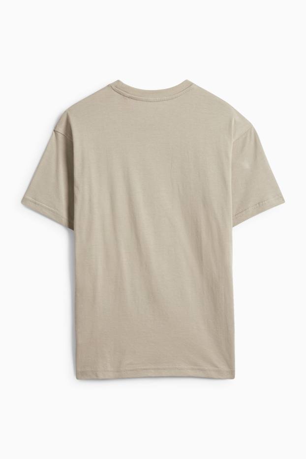 Enfants garçons - Skateur - T-shirt - taupe