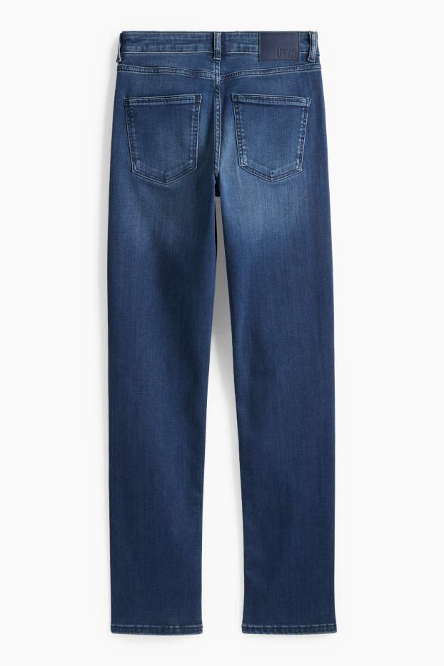 Dámské - Straight jeans - mid waist - džíny - modré