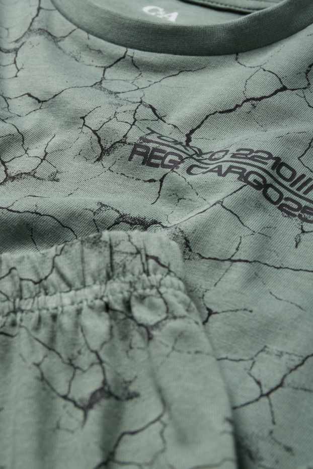 Bambini - Pigiama - 2 pezzi - fantasia - verde