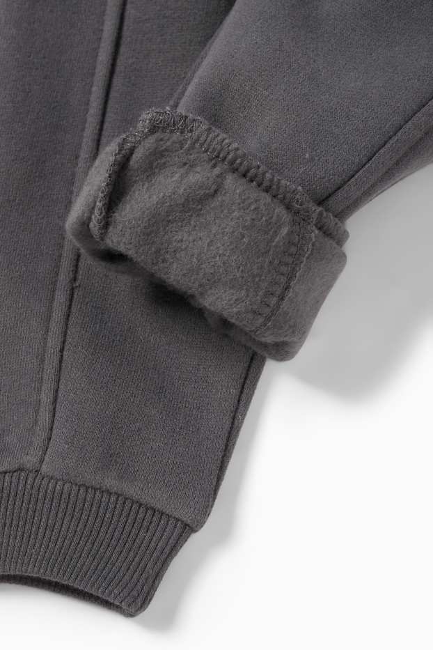 Baby Buben - Multipack 3er - Baby-Jogginghose - dunkelgrau