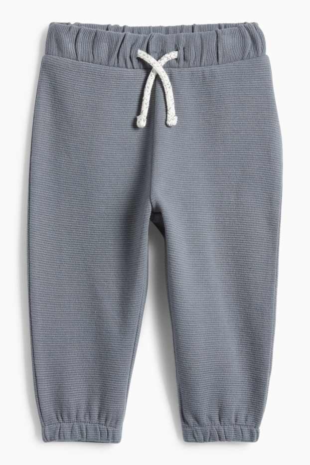 Miminka - chlapci - Outfit pro miminka - šedá