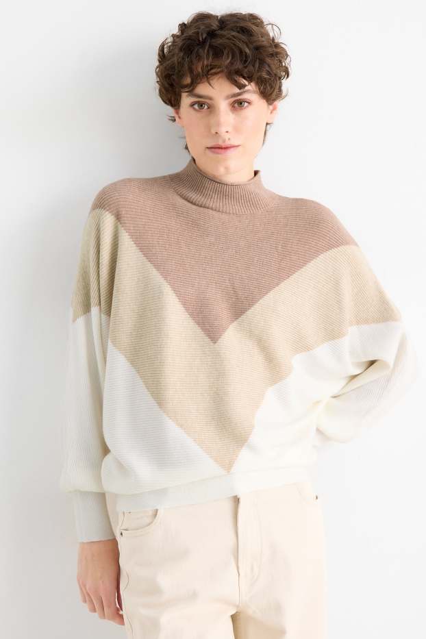 Femei - Pulover - reiat - bej