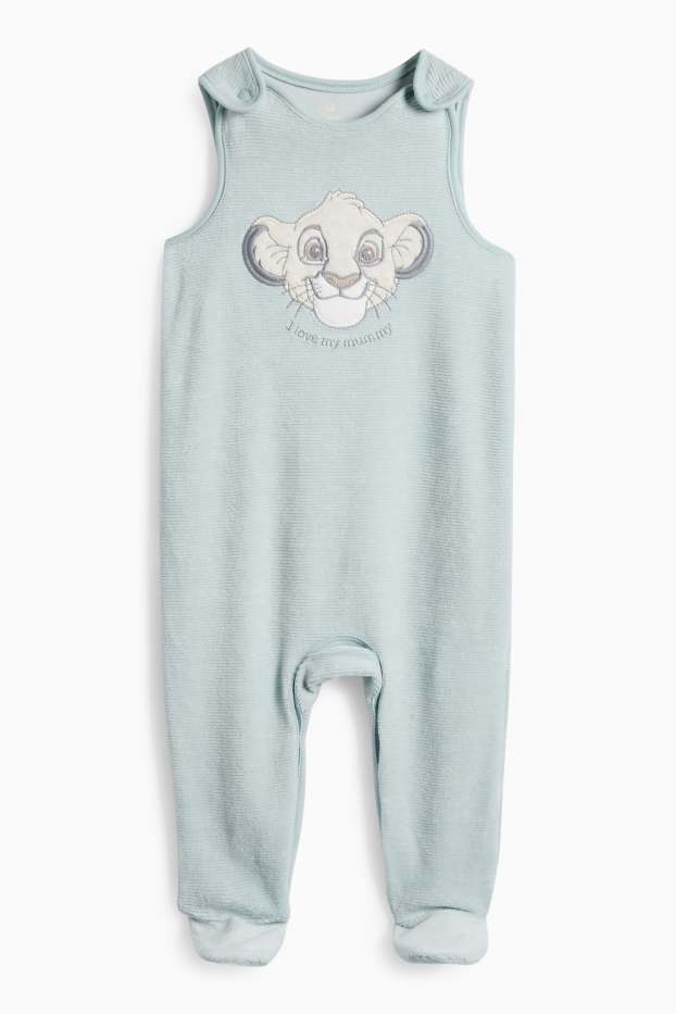 Baby Buben - Der König der Löwen - Strampler-Set - gerippt - 2 teilig - helltürkis