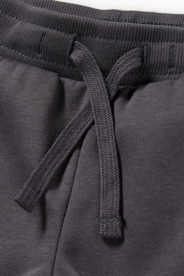 Copii - Băieți - Mașini - pantaloni de trening - gri închis