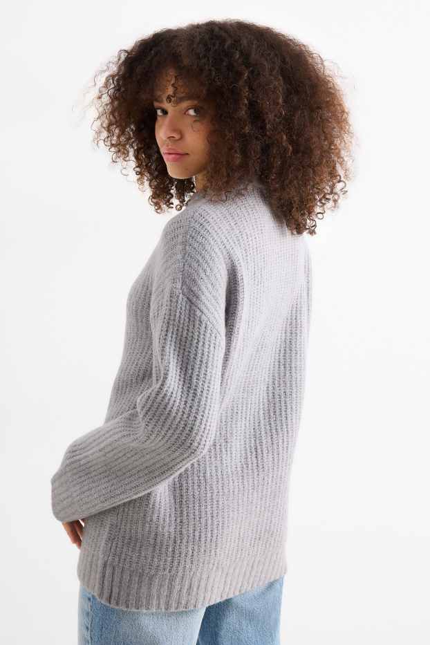 Dona - Jersei - acanalat - gris jaspiat