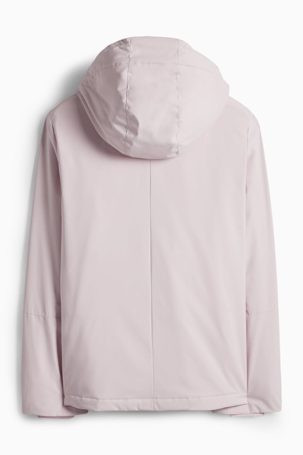 Women - Jacket with hood - lined - water-repellent - rose