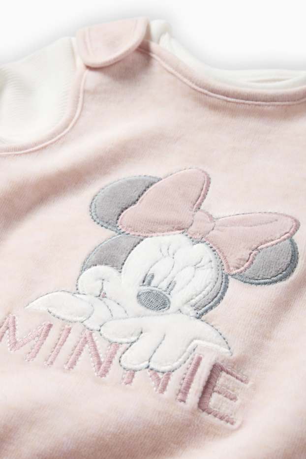 Baby Mädchen - Minnie Maus - Strampler-Set - 2 teilig - rosa