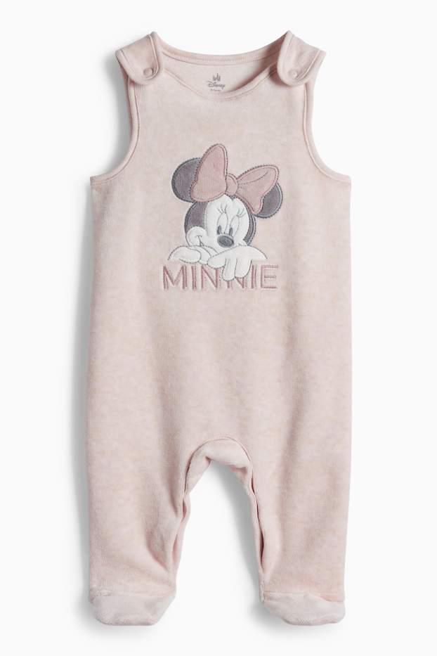 Baby Mädchen - Minnie Maus - Strampler-Set - 2 teilig - rosa