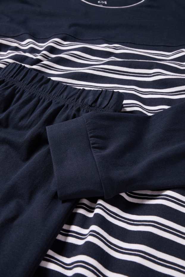 Herren - Pyjama - dunkelblau