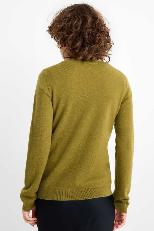 Femmes - Pull en cachemire - vert