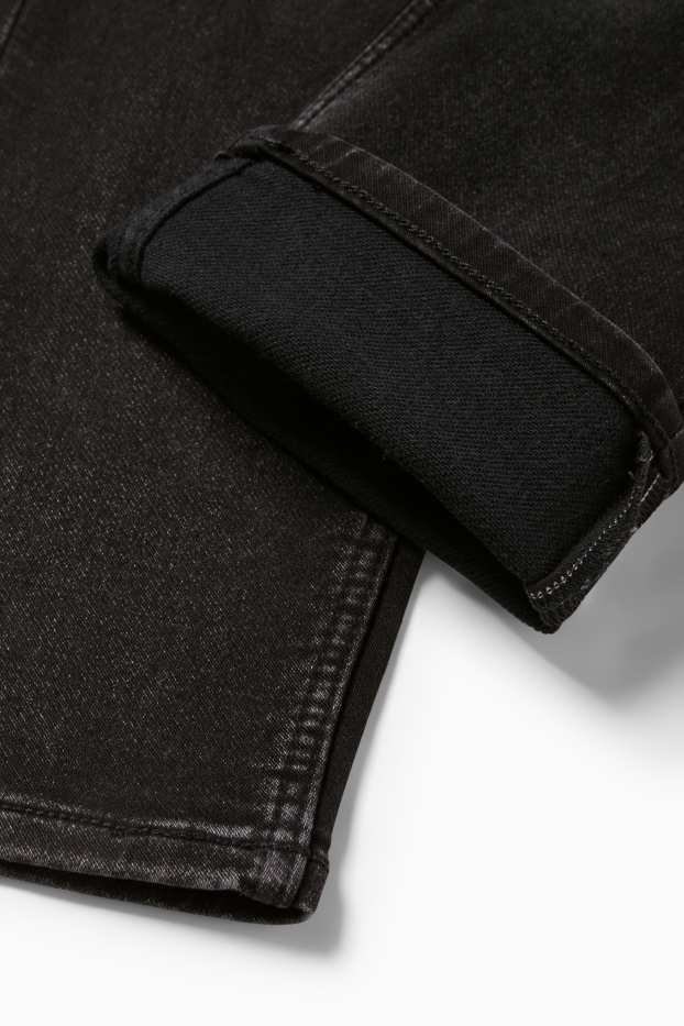 Men - Slim tapered jeans - Flex jog denim - LYCRA® - black