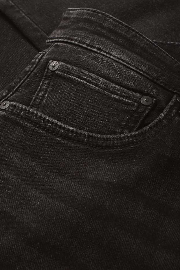 Men - Slim tapered jeans - Flex jog denim - LYCRA® - black