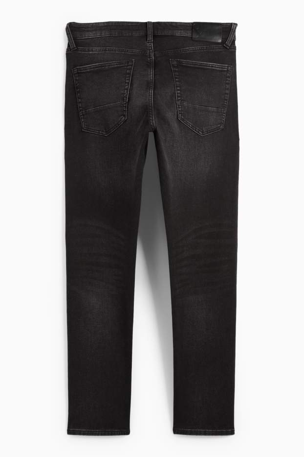 Men - Slim tapered jeans - Flex jog denim - LYCRA® - black