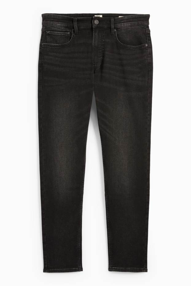 Men - Slim tapered jeans - Flex jog denim - LYCRA® - black
