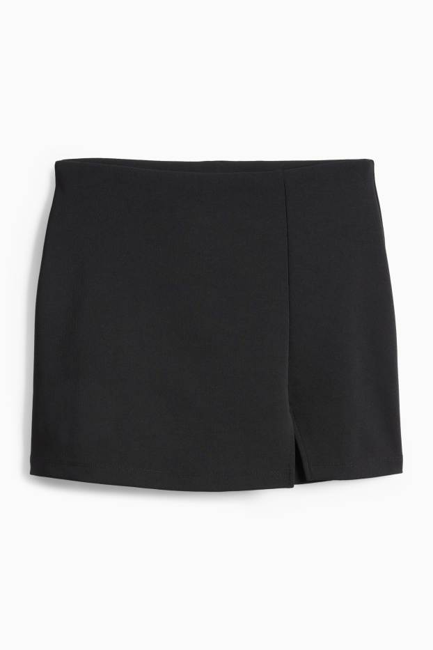 Dámské - Džínová sukně - černá