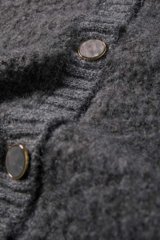 Dámské - Kardigan - šedá